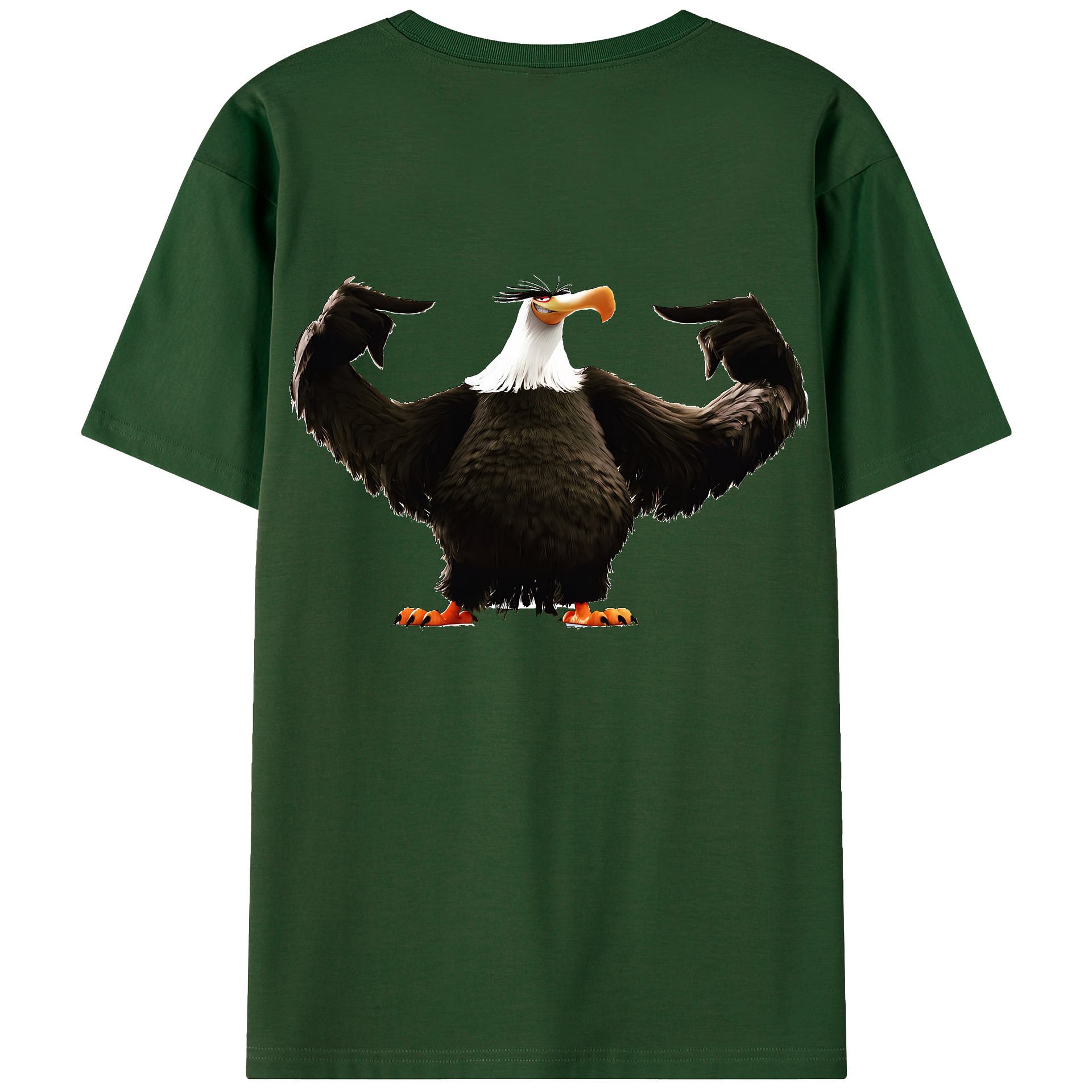 （画像用） Angry Birds アングリーバード 綿100％半袖Tシャツ（背面プリント）
